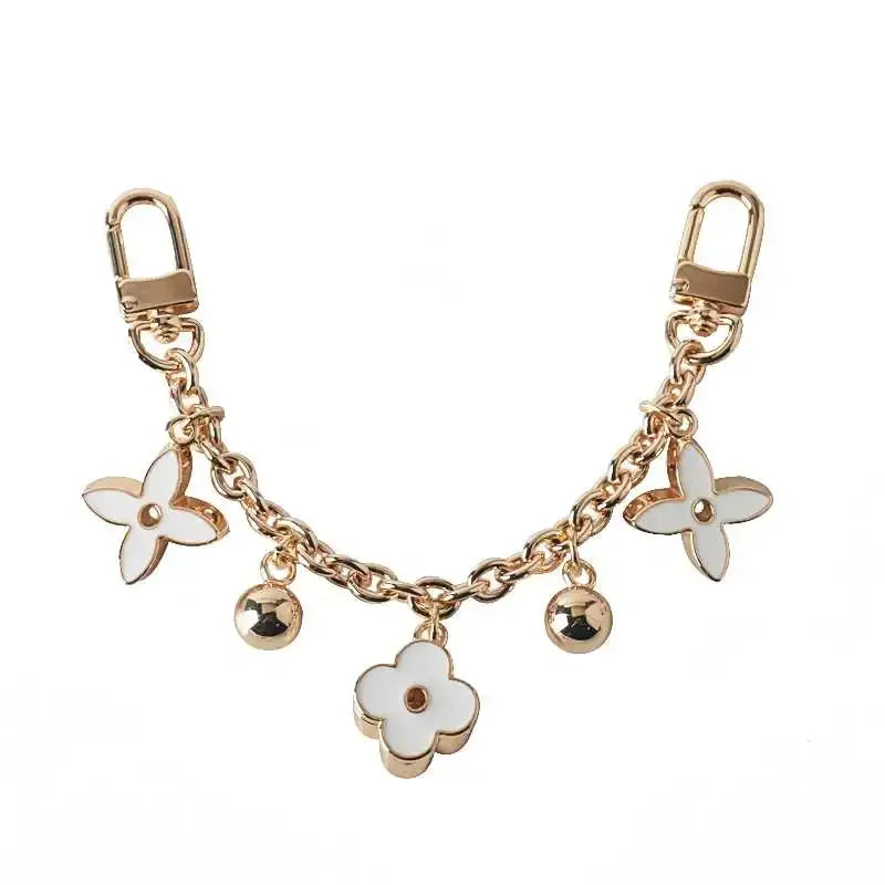 Pendentif Chaîne de Fleurs - Accessoire Élégant pour Sacs et Téléphones
