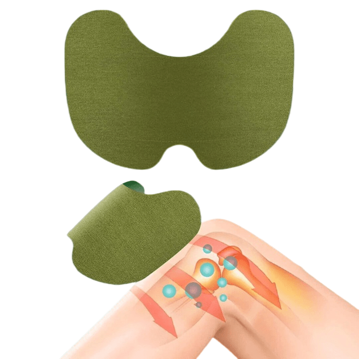 Patch Anti-douleur pour le Genou - Soulagement Naturel et Discret