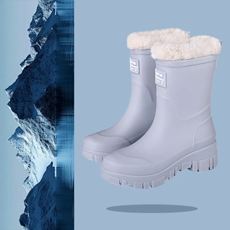 Bottes d'Hiver Imperméables pour Femmes - Isolation Chaude et Semelle Antidérapante