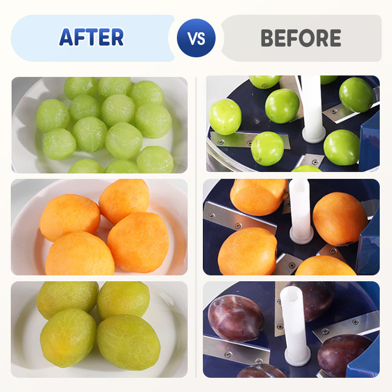 Éplucheur Électrique de Fruits et Légumes - Préparation Rapide et Facile à Domicile