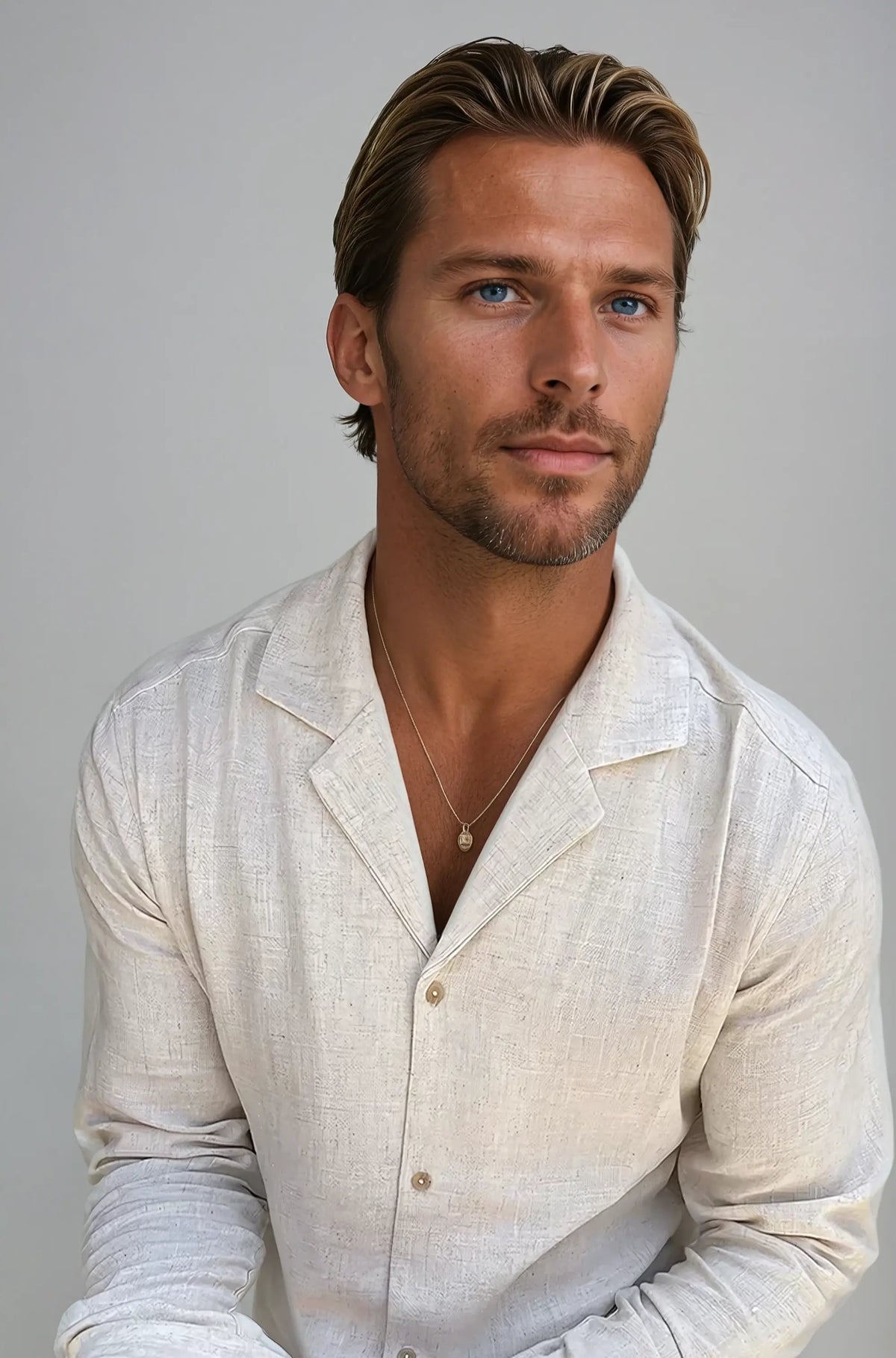Chemise en Lin Léger pour Homme - Style Classique et Confort Optimal