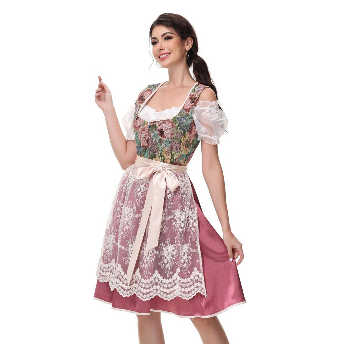 Dirndl Traditionnel Allemand - Élégance et Charme pour Oktoberfest