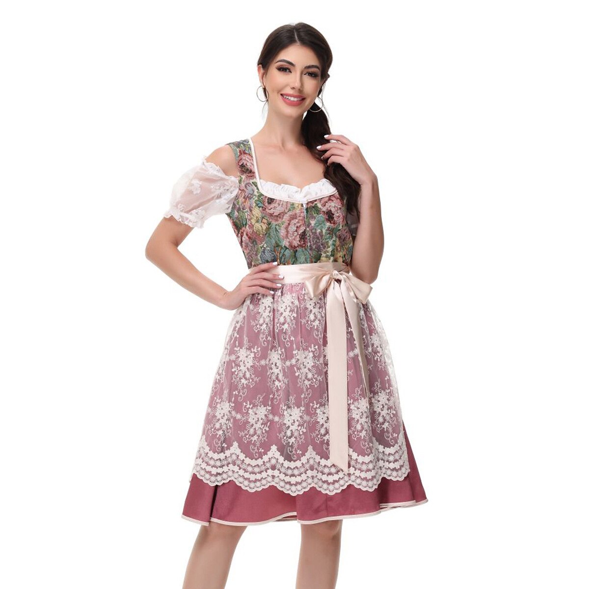 Dirndl Traditionnel Allemand - Élégance et Charme pour Oktoberfest