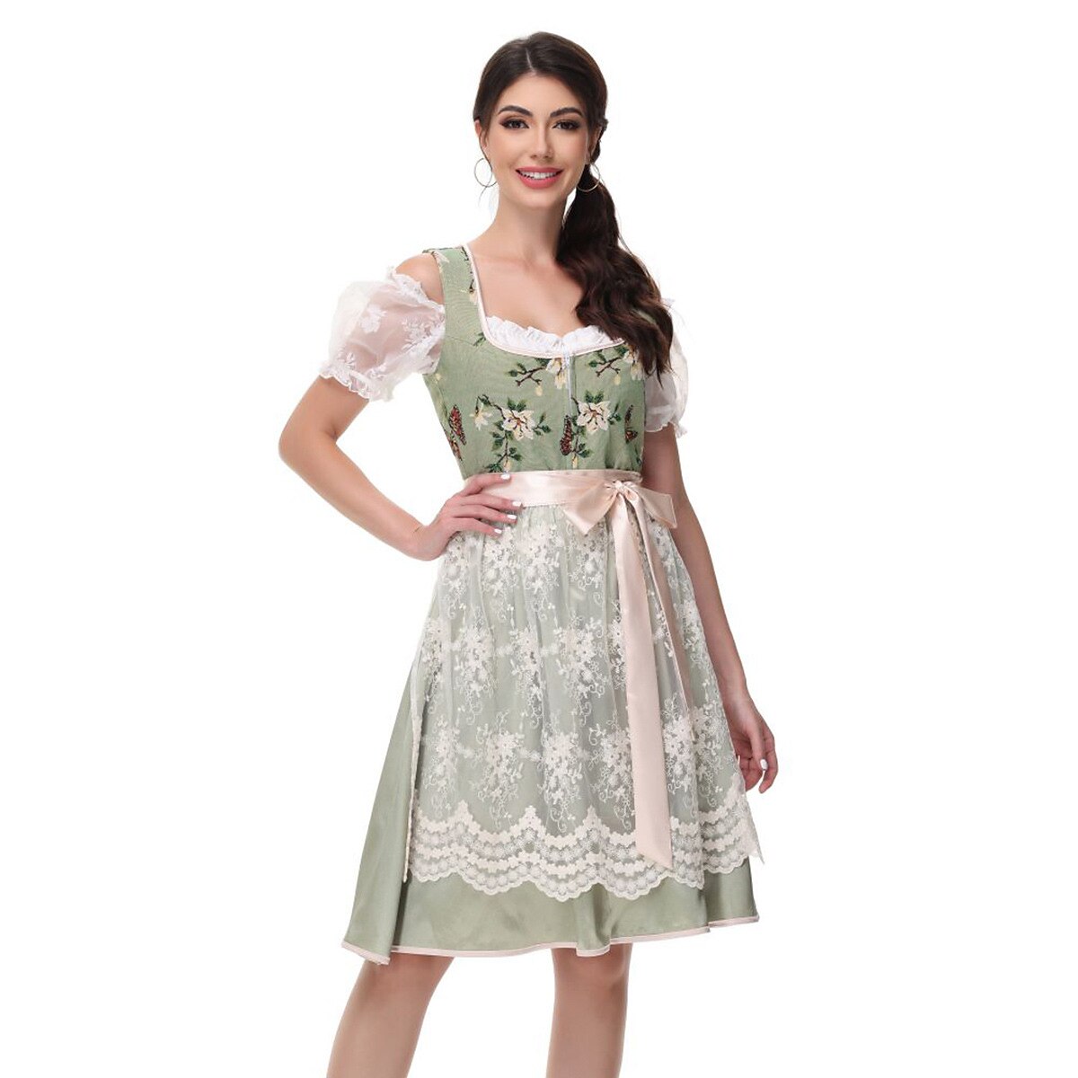 Dirndl Traditionnel Allemand - Élégance et Charme pour Oktoberfest
