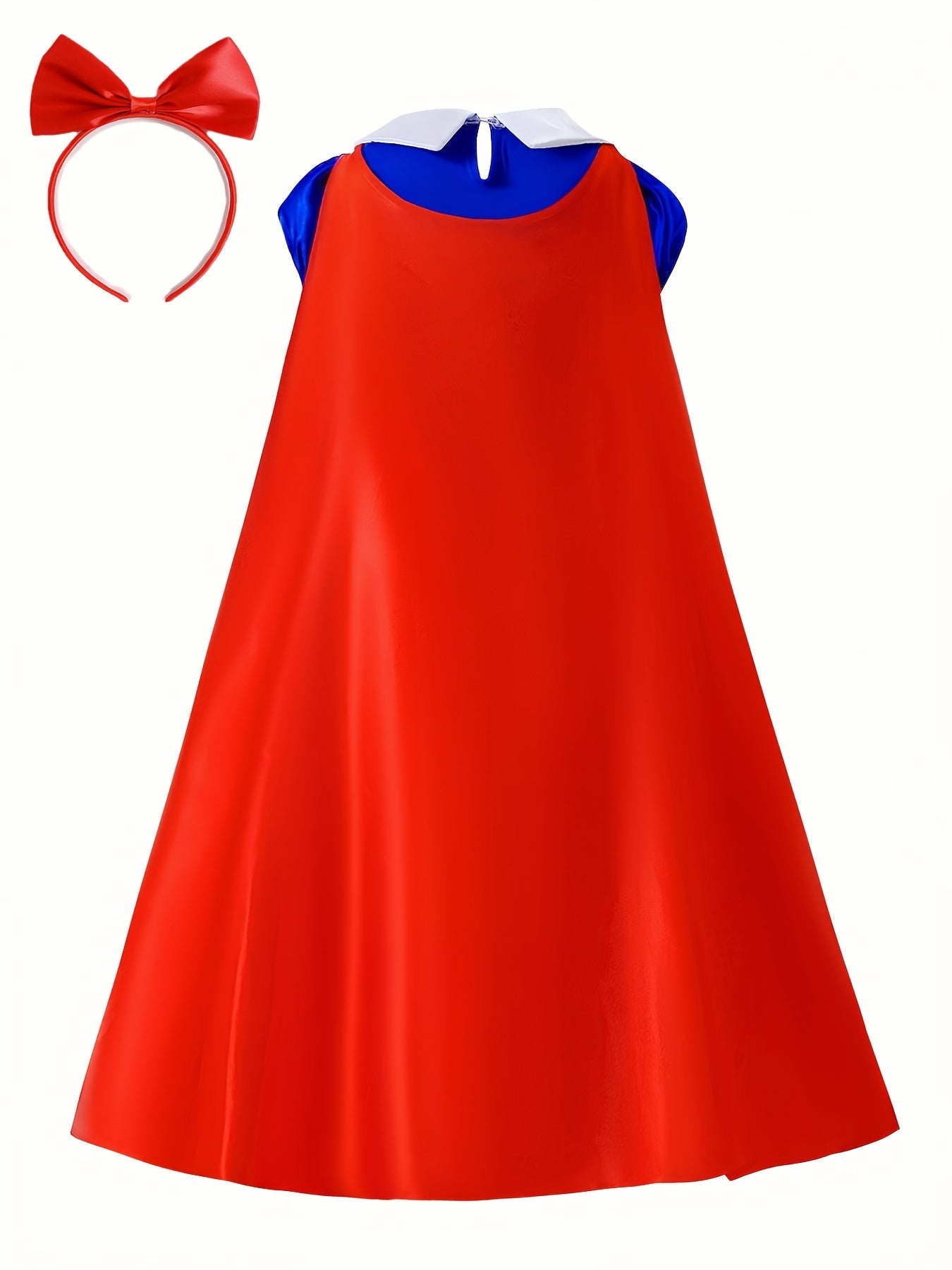 Costume Princesse Neige pour Filles - Robe Maxi Confortable et Enchantée