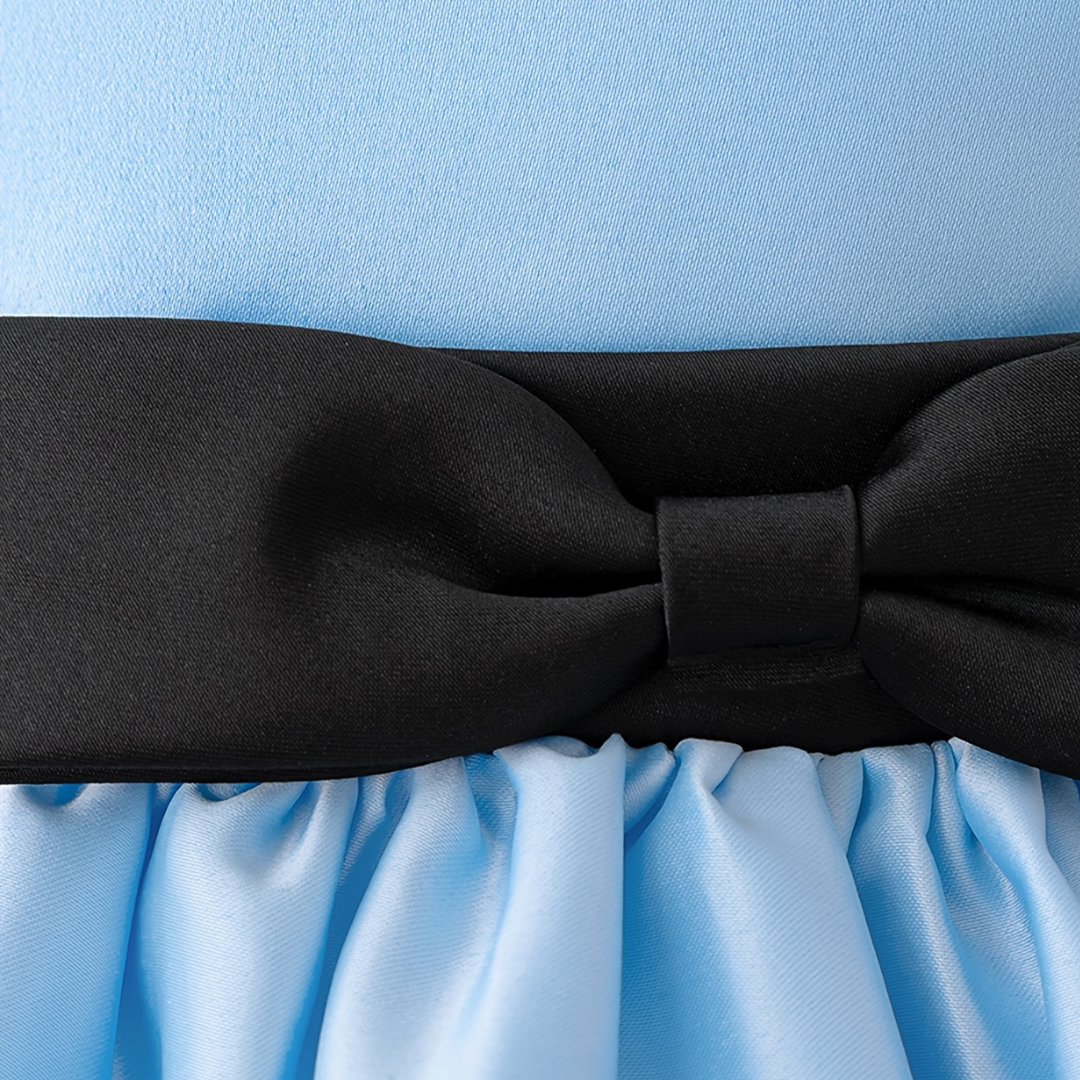 Robe de Costume Halloween Fille - Manches Bouffantes et Jupe Parapluie