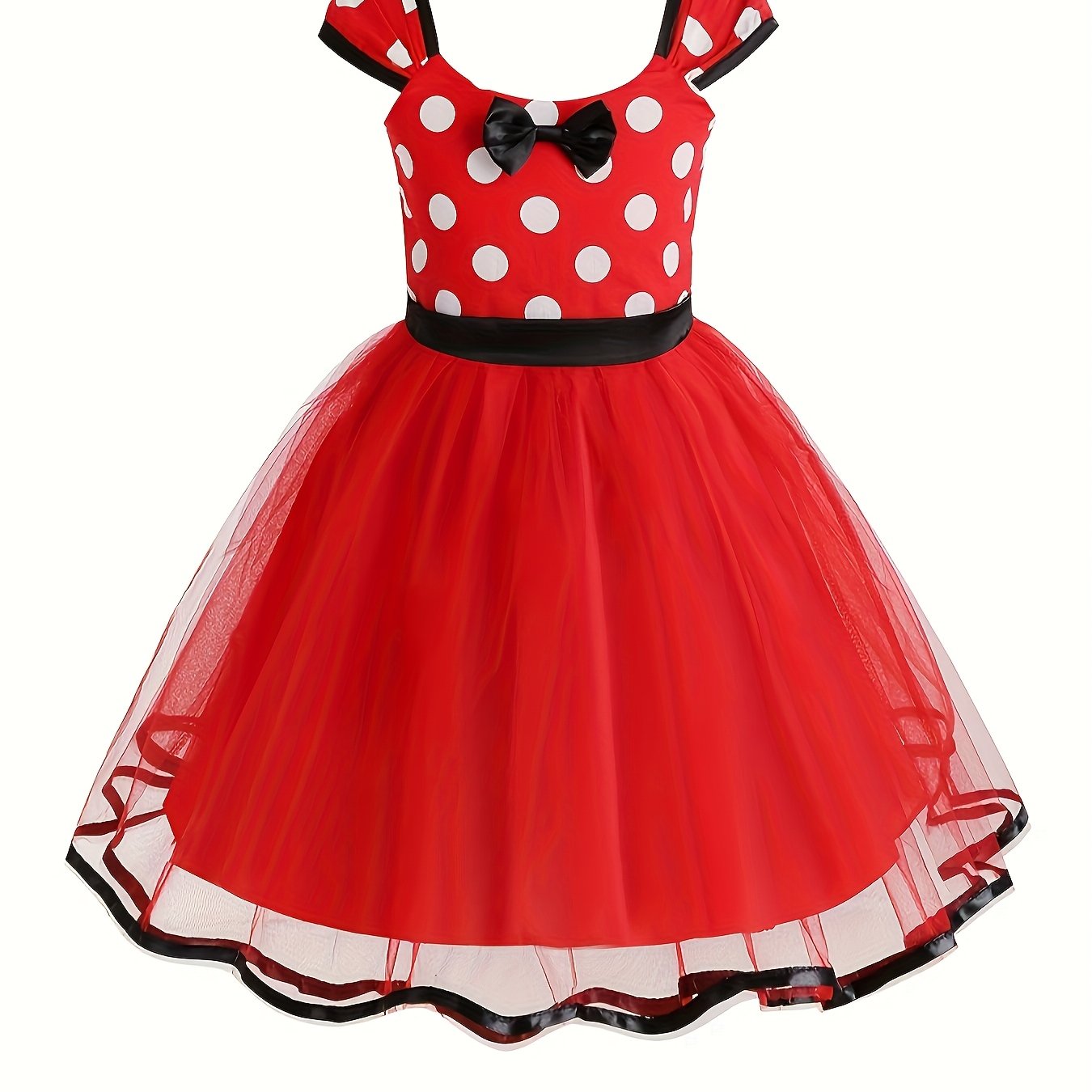 Robe de Souris d'Halloween pour Filles - Jupe en Tulle à Pois Magiques