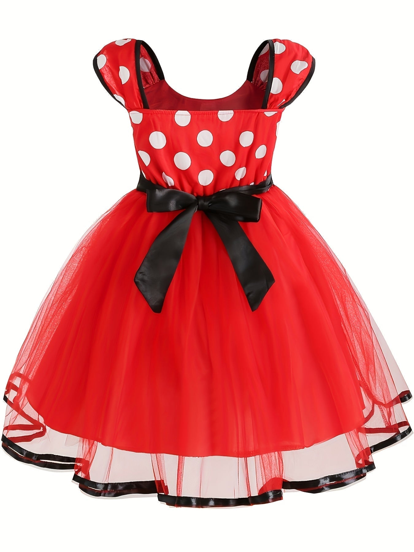 Robe de Souris d'Halloween pour Filles - Jupe en Tulle à Pois Magiques