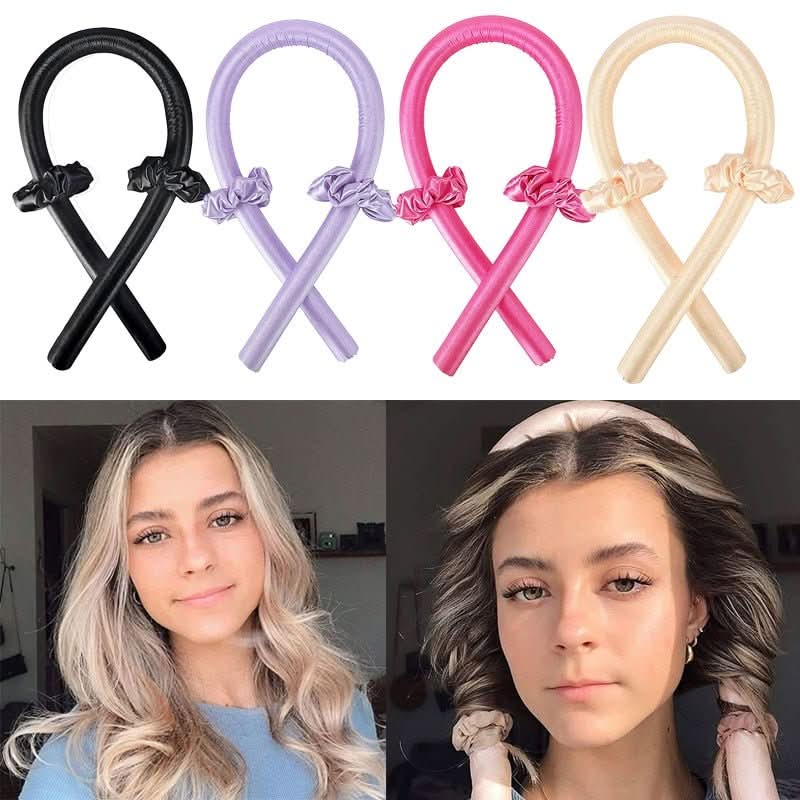 Fer à Friser Sans Chaleur - Boucles Saines et Brillantes Faciles