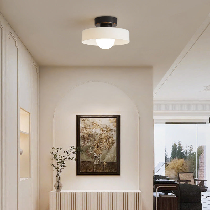 Lampe de Plafond Bauhaus Moderne - Élégance Contemporaine en Laiton et Verre