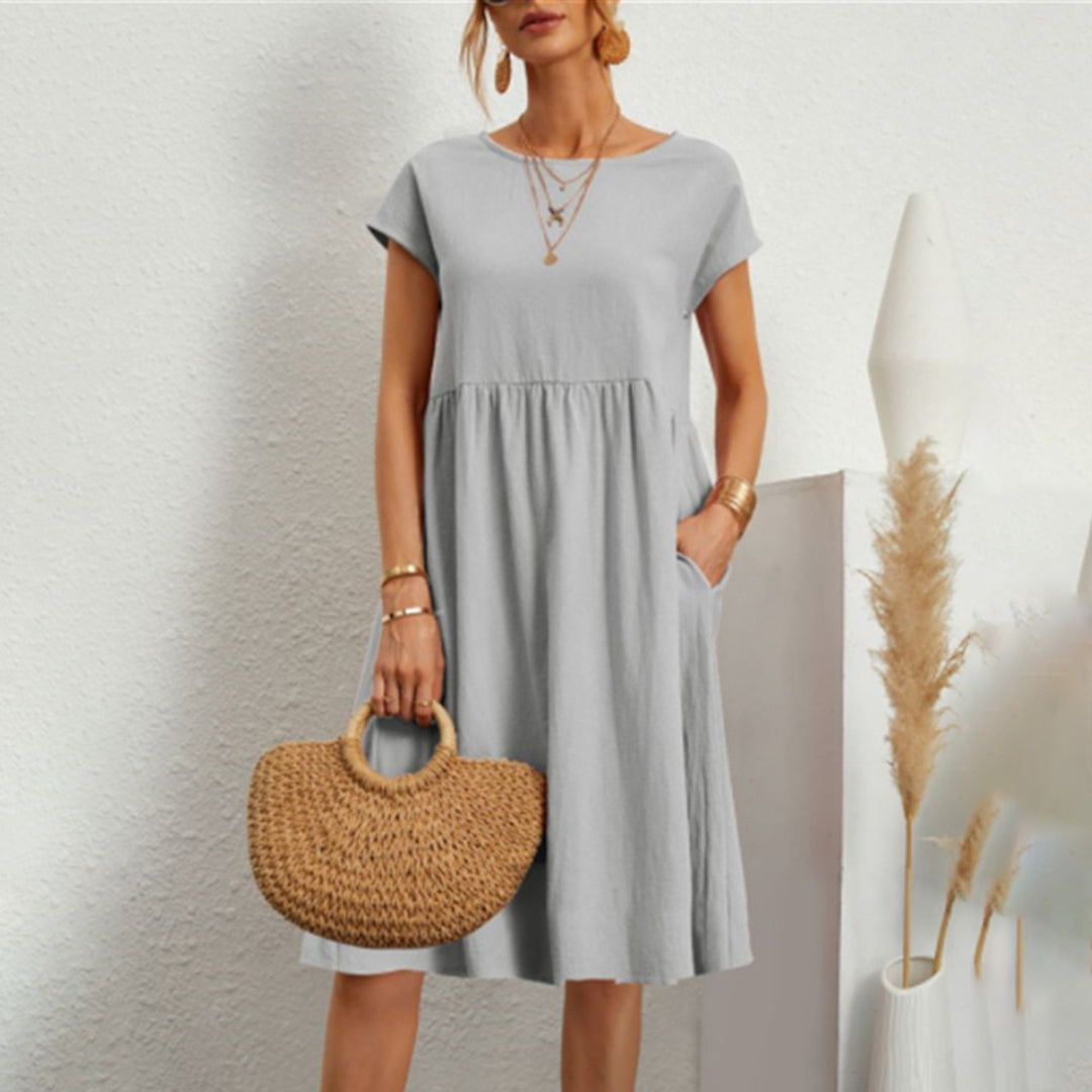 Robe d'Été Élégante pour Femmes - Polyester Écologique et Confort Optimal