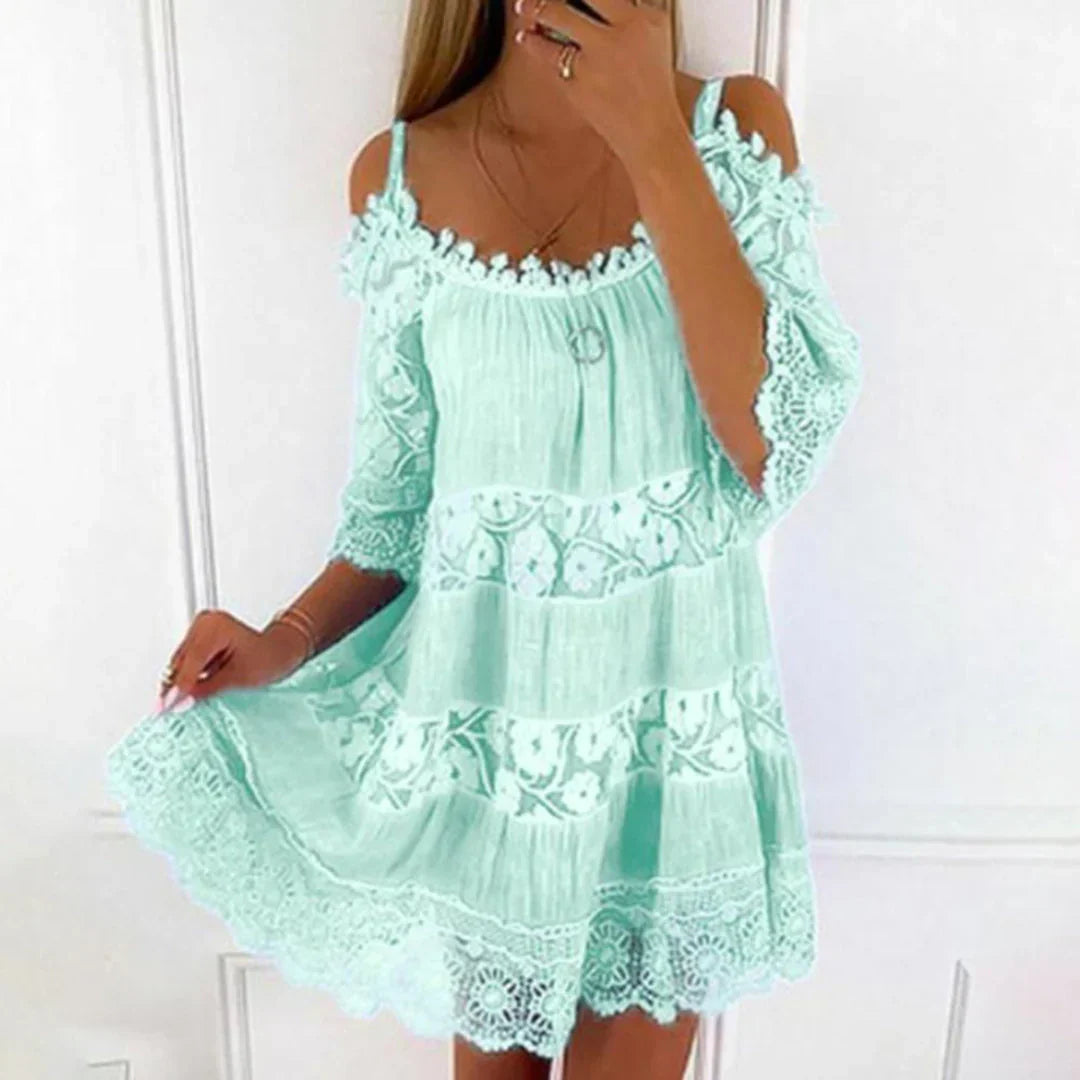 Robe d'Été Femme - Élégante et Confortable en Dentelle