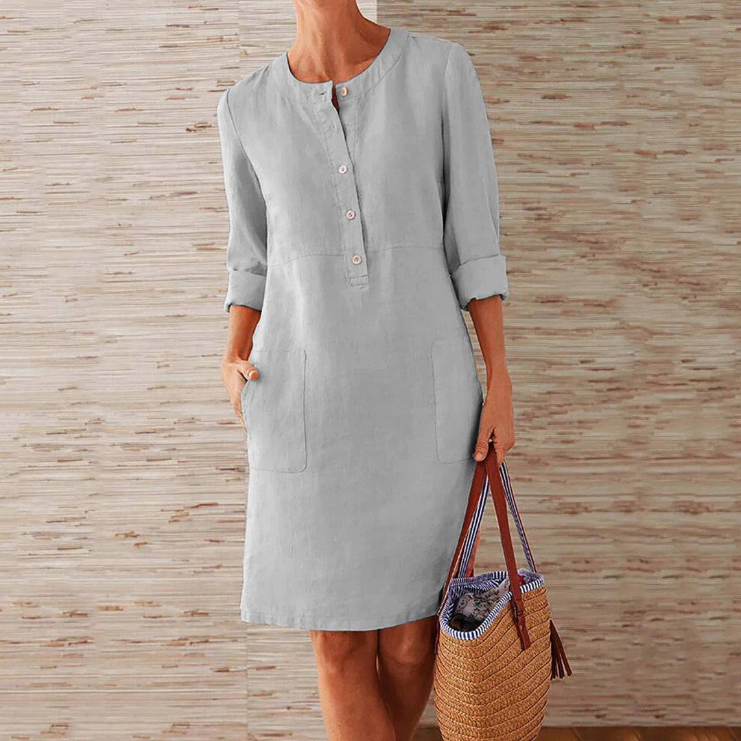 Robe d'été Polyester pour Femmes - Élégance Confortable et Polyvalente