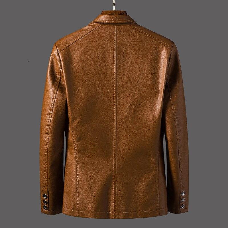 Blazer en Cuir pour Homme - Élégance Classique et Confort Optimal