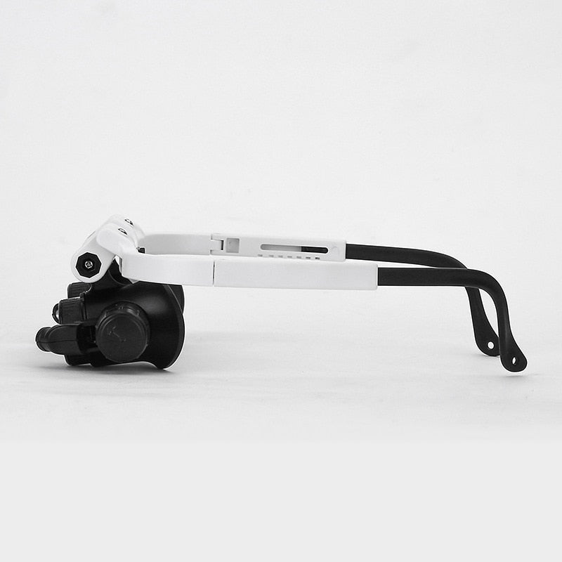 Lunettes de Grossissement LED Ajustables - Grossissement 8x, 15x et 23x