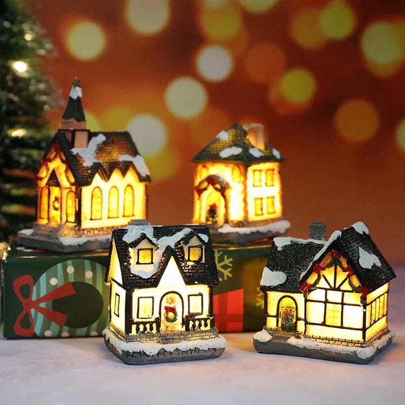 Décorations de Noël Illuminées - Ambiance Magique et Festive