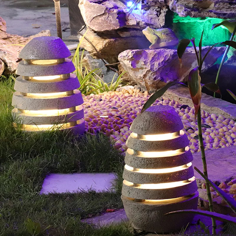 Lampe de Jardin Extérieure Japonais - LED Énergétique avec 50 000 Heures de Vie