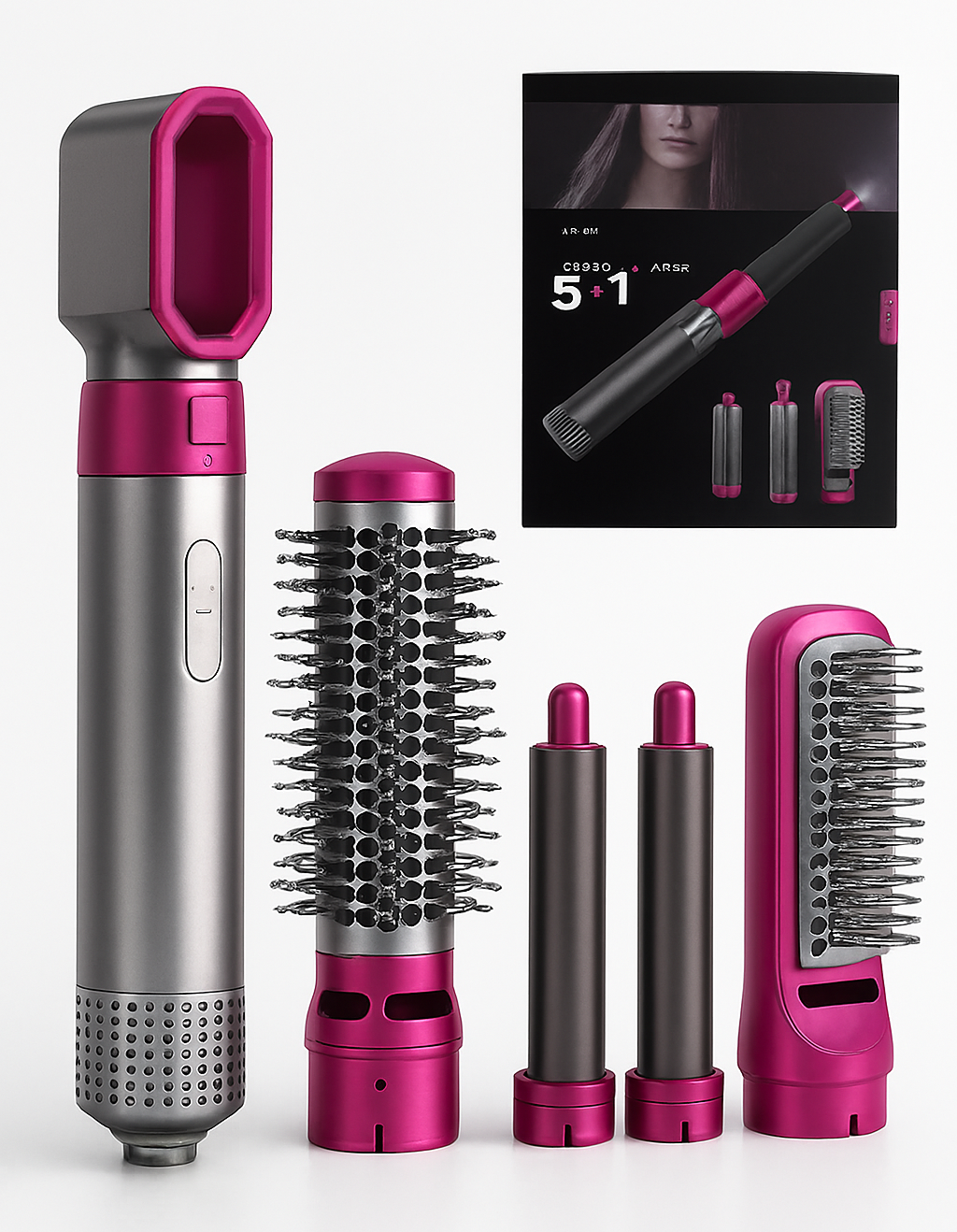 Styler Capillaire 5-en-1 - Coiffage Rapide et Résultats de Salon