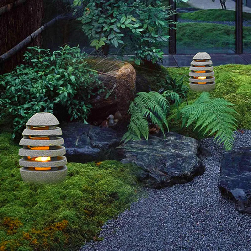 Lampe de Jardin Extérieure Japonais - LED Énergétique avec 50 000 Heures de Vie