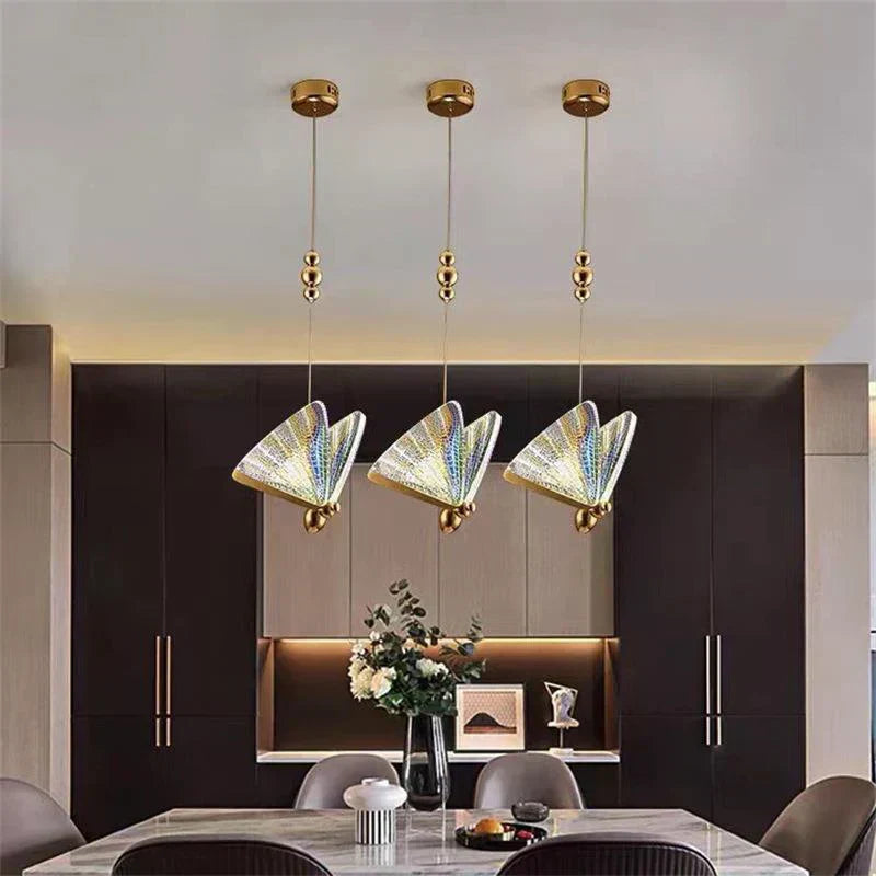 Lampe Pendante Papillon Design - Éclairez Votre Intérieur avec Élégance