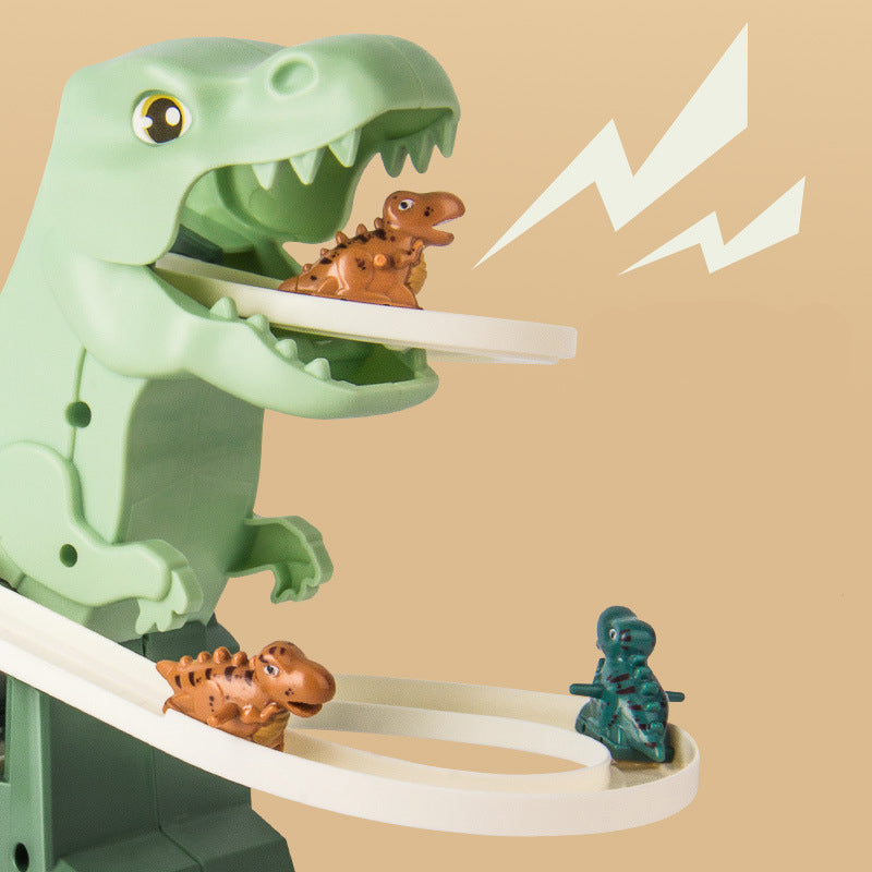 Piste de Course Dinosaure Interactive - Voitures Grimpantes et Éclairage LED
