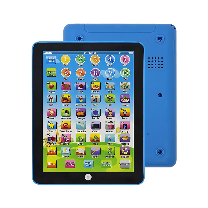 Tablette Éducative Interactives pour Enfants - Apprentissage Ludique avec Sons et Tactile