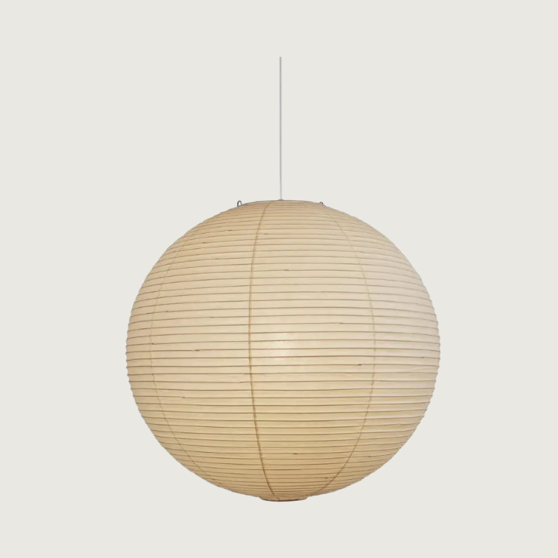 Lustre en Papier de Mulberry - Luminaire Suspendu à Hauteur Ajustable