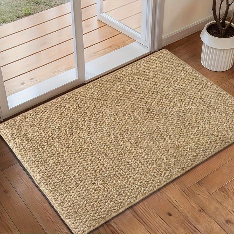 Tapis de Porte en Jute Naturel - Élégant et Antidérapant pour Entrée