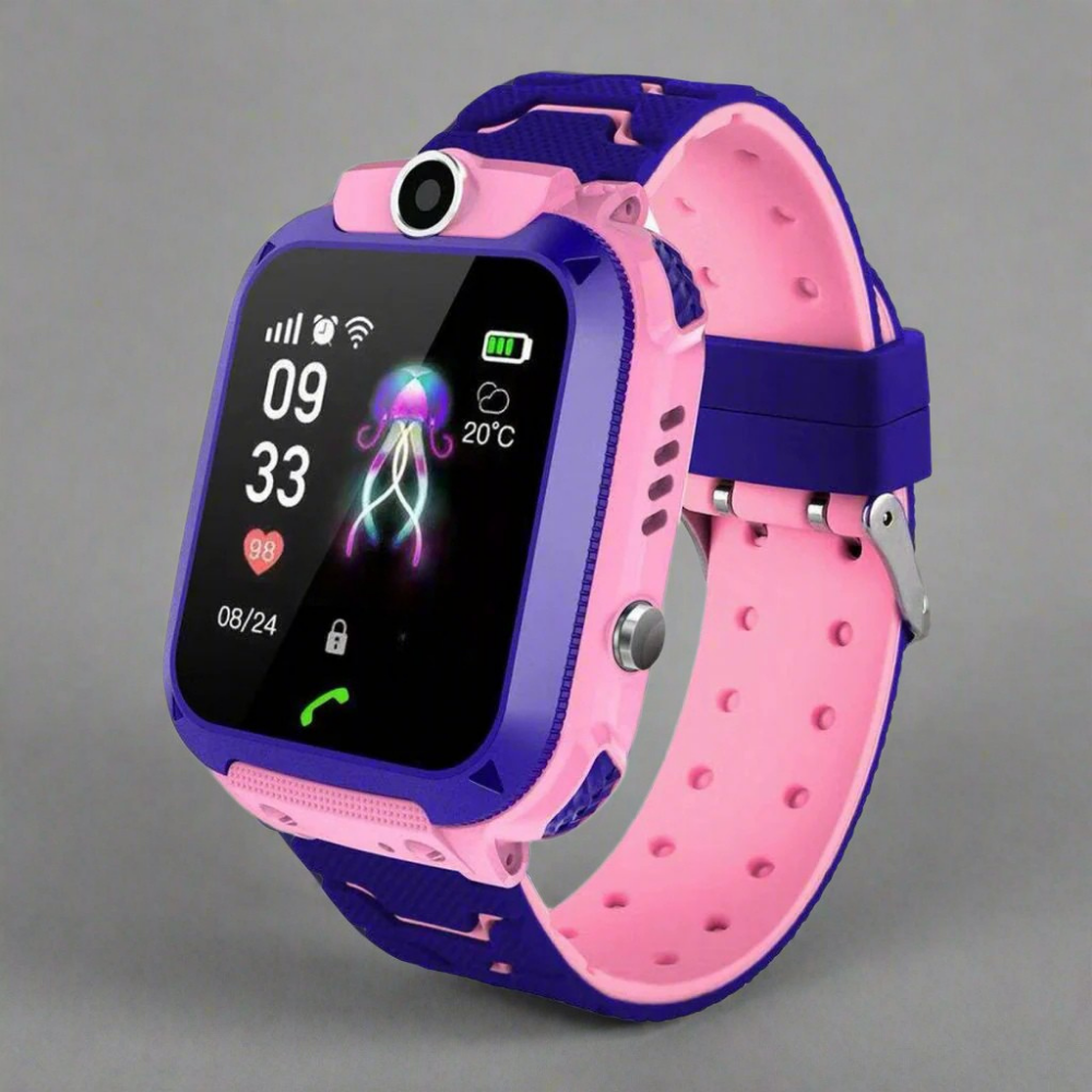 Montre GPS pour Enfants - Fonction SOS et Étanchéité pour Sécurité