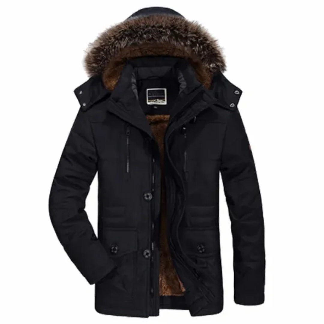 Parka d'Hiver pour Homme - Doublure Thermique et Capuche Protectrice