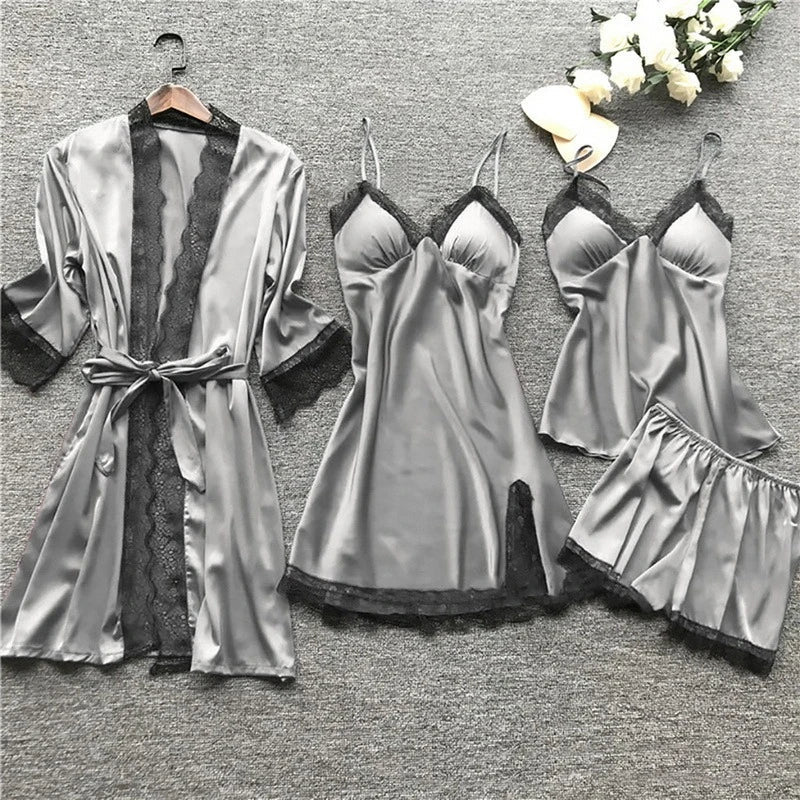 Ensemble de Pyjama de Luxe - Confort Ultime en Velours Soyeux