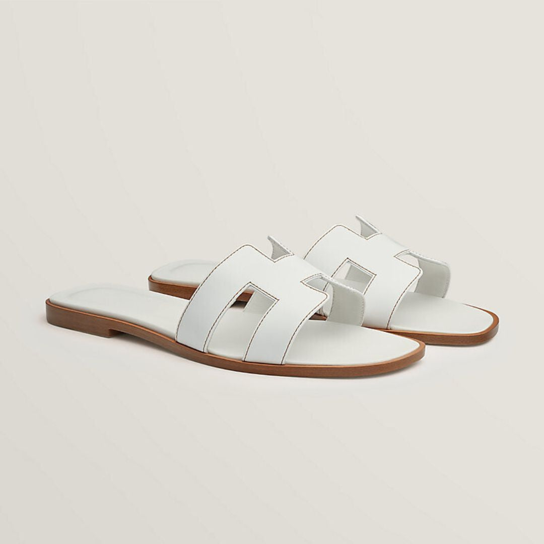 Sandales Plates en Cuir - Confort et Élégance pour Été