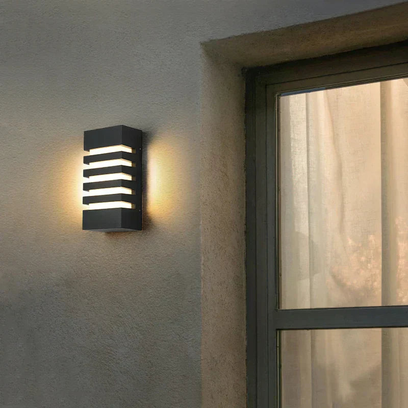 Lampe Murale Étanche en Aluminium - Éclairage Élégant pour Intérieur et Extérieur