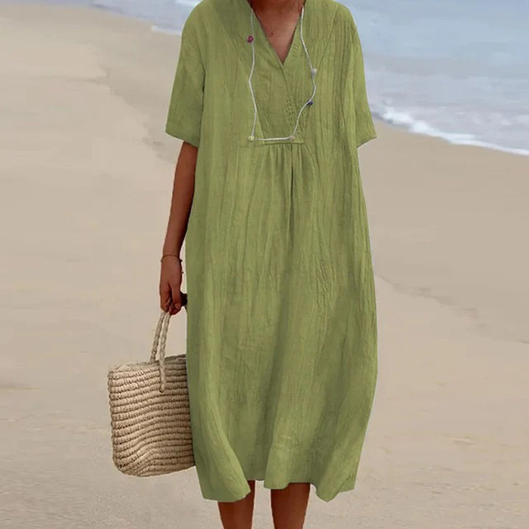 Robe d'été Légère pour Femmes - Coupe Ample et Couleurs Vibrantes