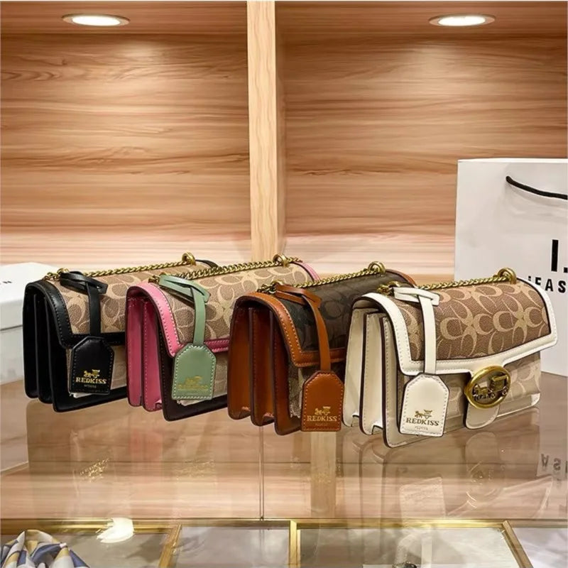Sac à Bandoulière Colorblock pour Femmes - Mini Sac de Luxe Léger et Pratique