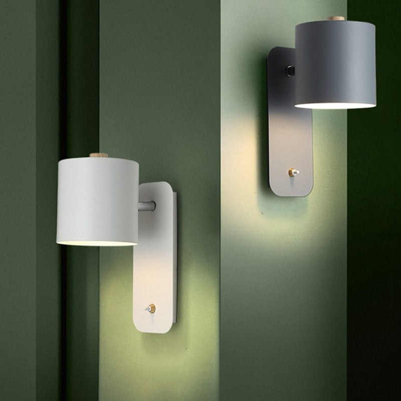 Applique Murale LED Moderne - Design Élégant avec Interrupteur Pratique