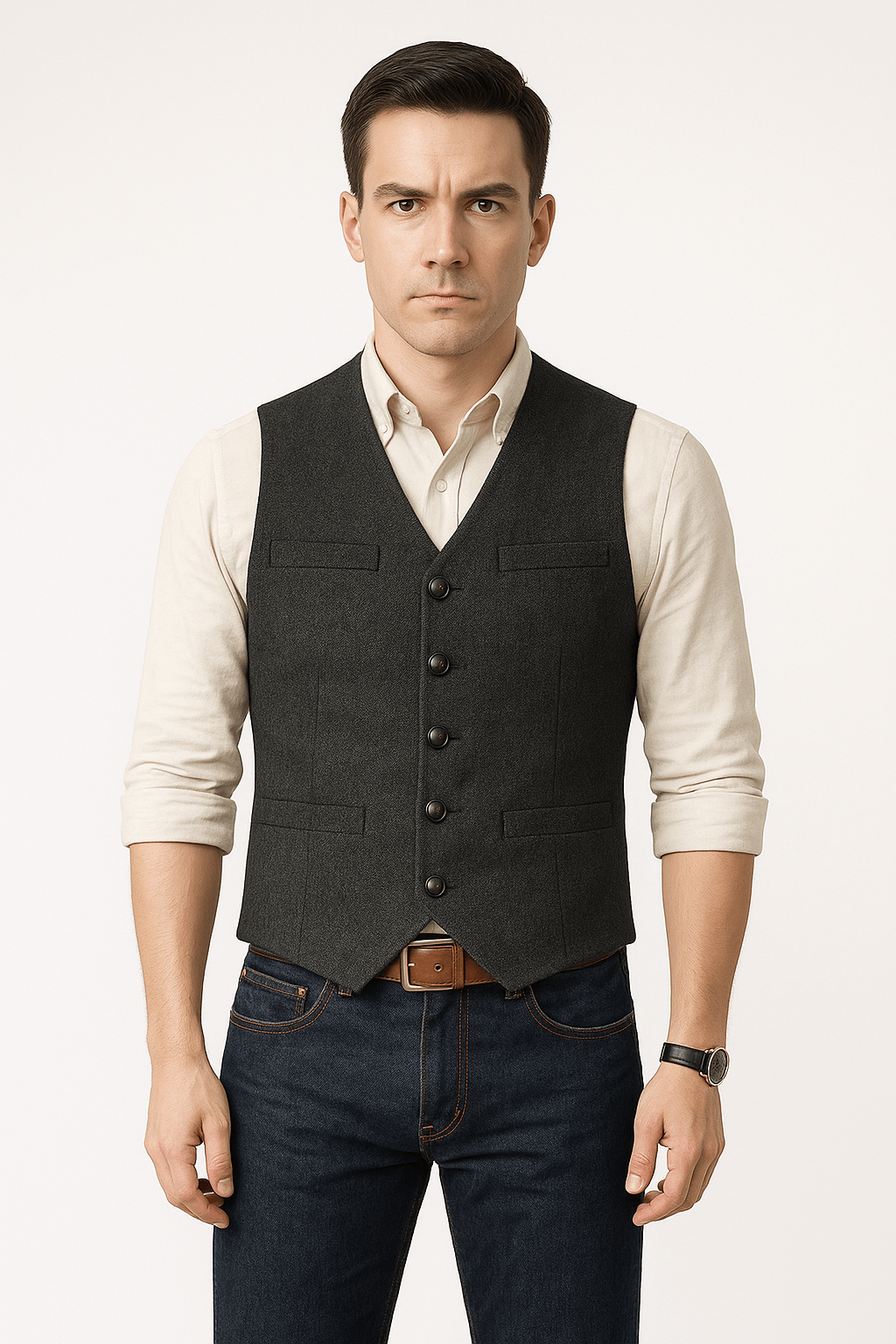 Gilet Blazer Sans Manches Chic - Style Épuré et Polyvalent pour Toutes Occasions