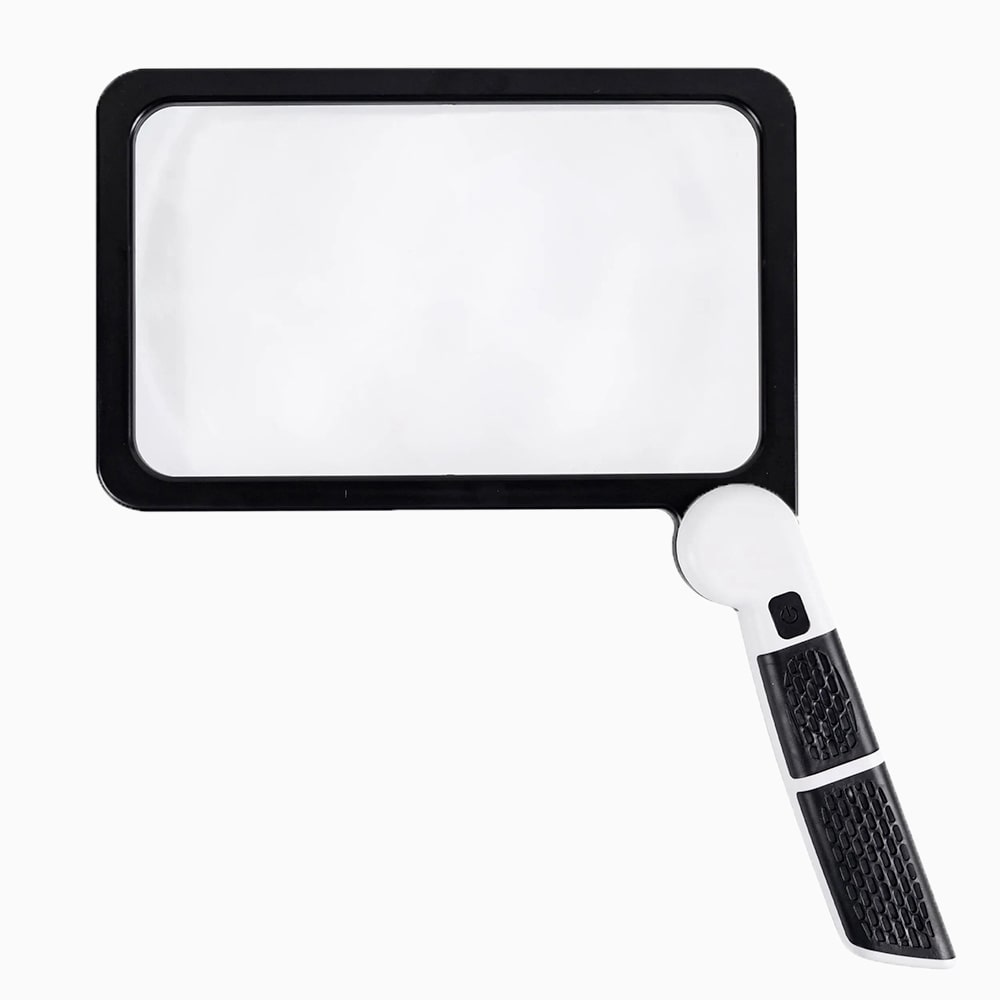 Loupe LED Pliable 5X - Idéale pour Lecture et Détails Précis