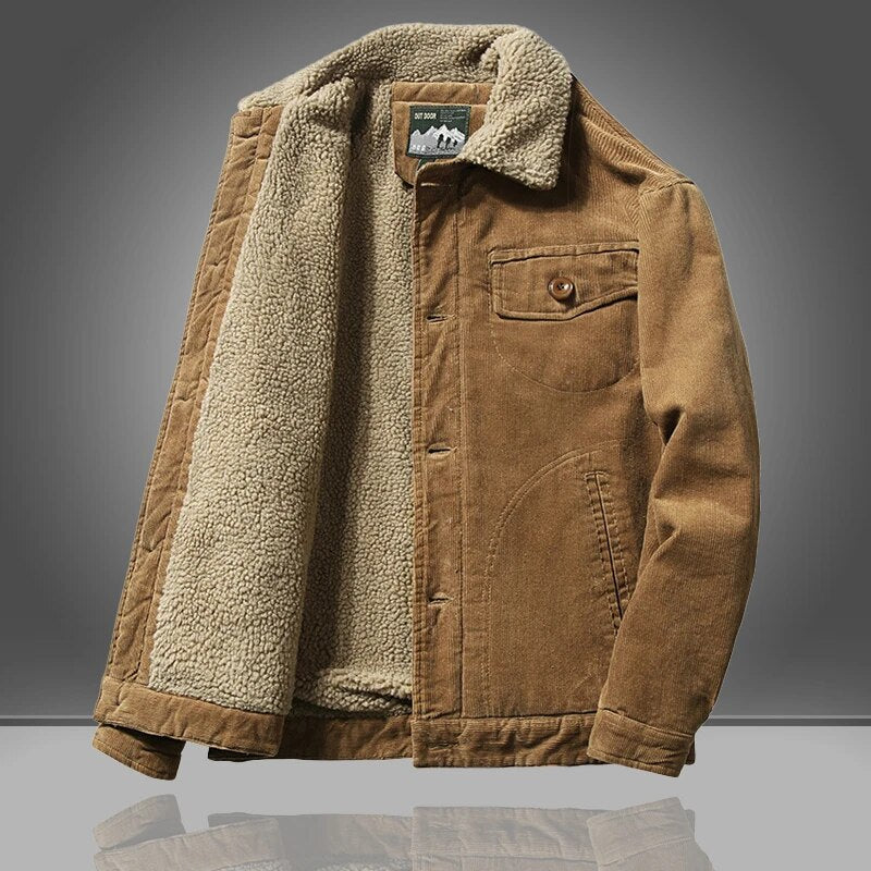 Veste d'hiver pour Hommes - Doublure en Polaire Douce et Chaude
