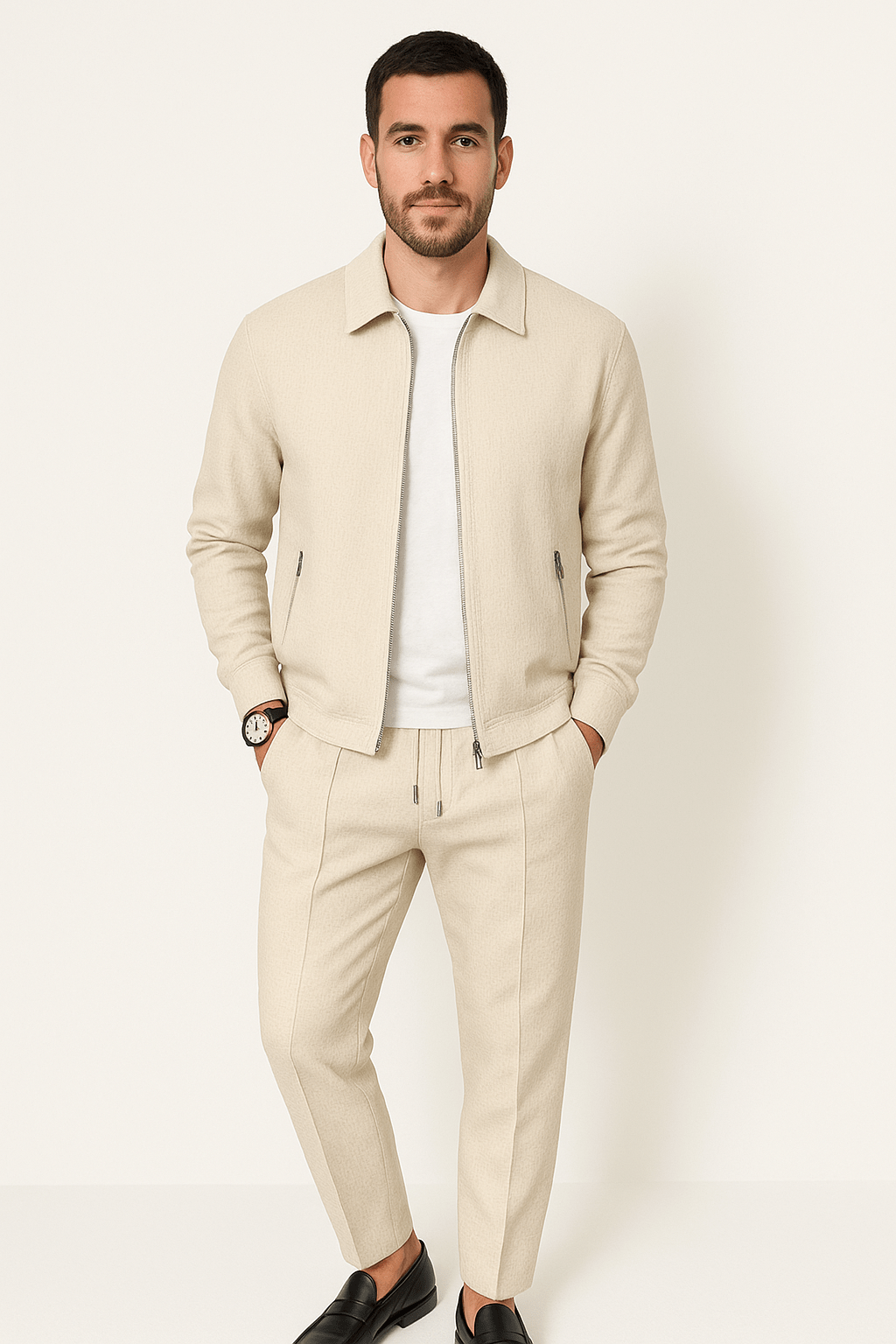 Ensemble de Détente en Tricot Luxe - Confort et Style Sans Effort