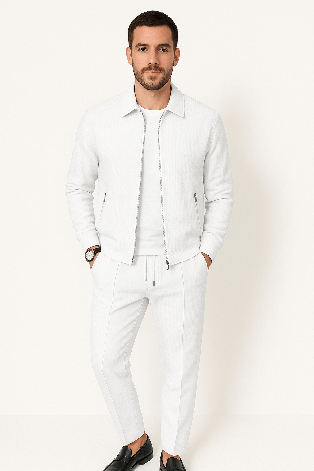 Ensemble de Détente en Tricot Luxe - Confort et Style Sans Effort