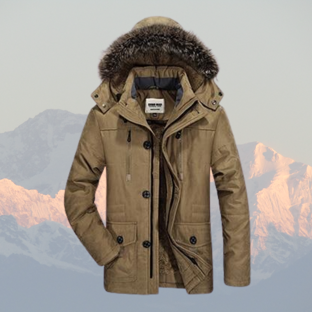 Parka d'Hiver Isolée pour Hommes - Chaleur et Style Intemporel