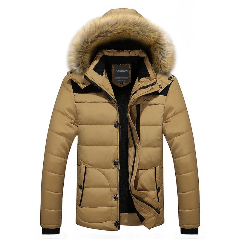 Manteau d'Hiver Matelassé pour Hommes - Style Élégant et Protection Hivernale