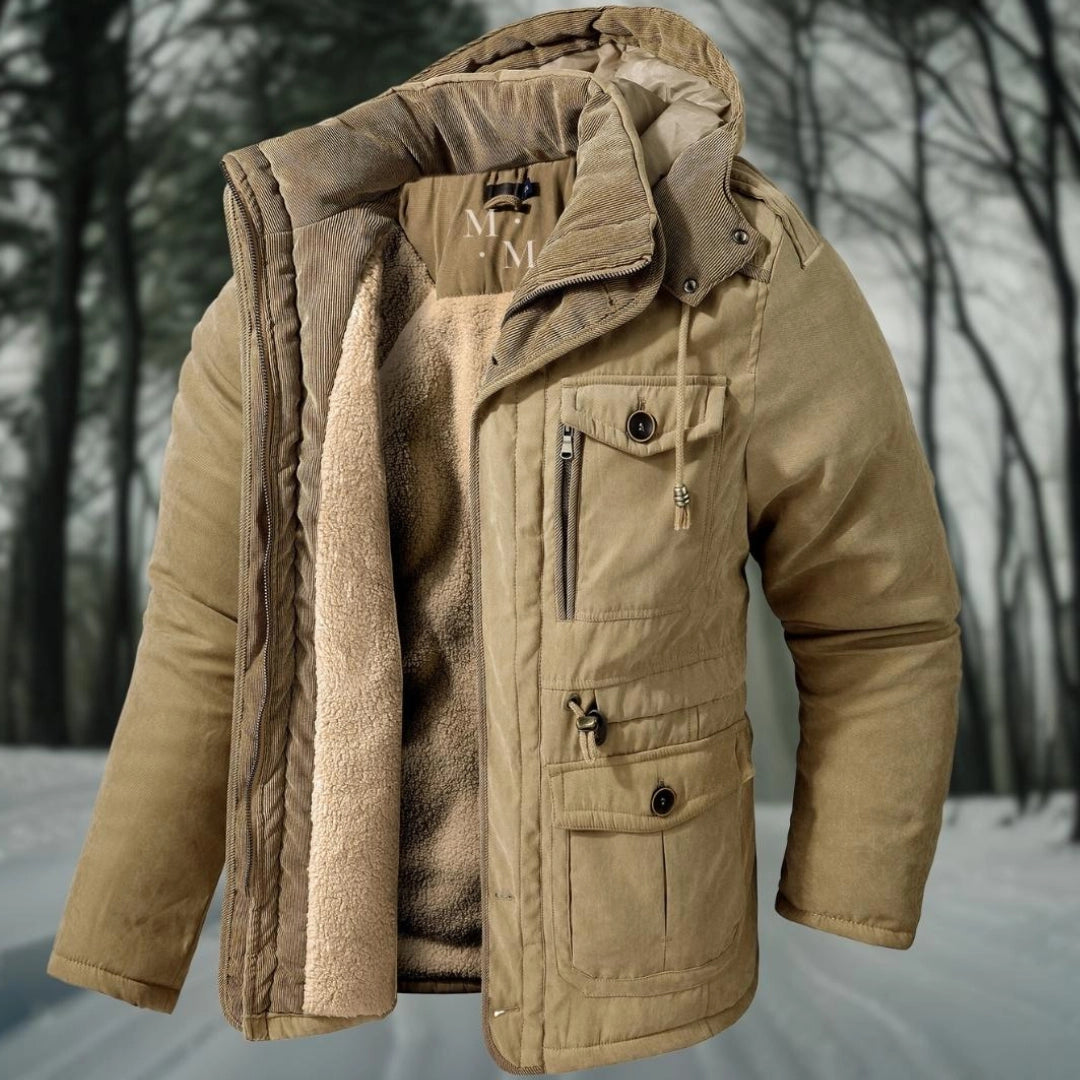 Parka pour Hommes Doublée en Sherpa - Chaud, Élégant et Pratique
