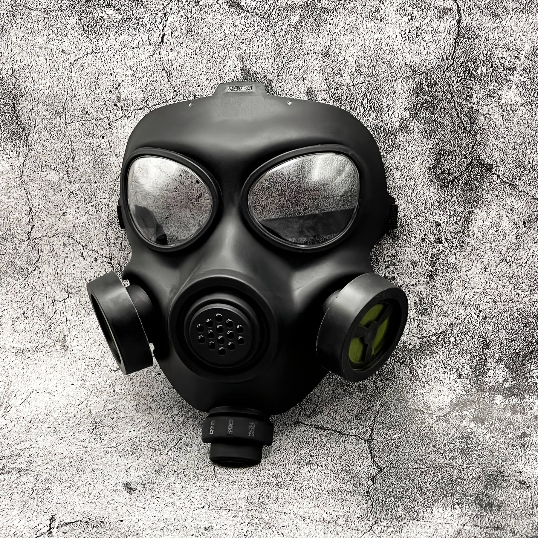 Masque à Gaz Tactique Halloween - Look Post-Apocalyptique Léger et Durable