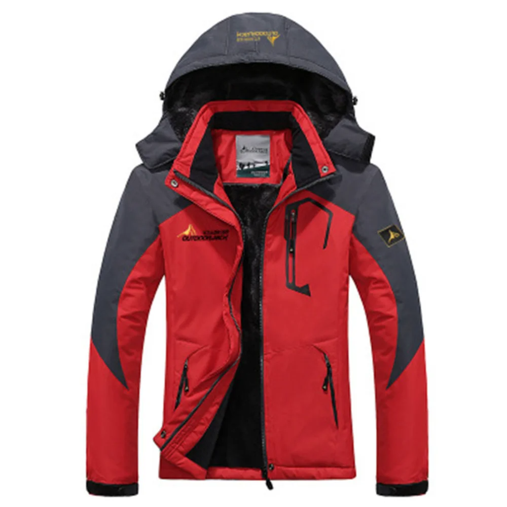 Parka pour Hommes Résistante au Vent - Chaud avec Poches Zippées