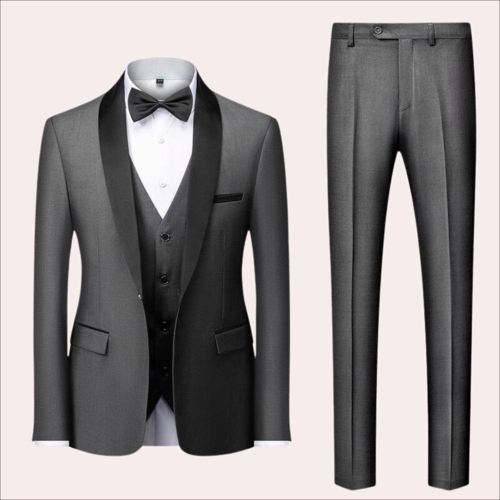 Costume Slim Fit pour Hommes - Élégant Ensemble 2 Pièces pour Mariages