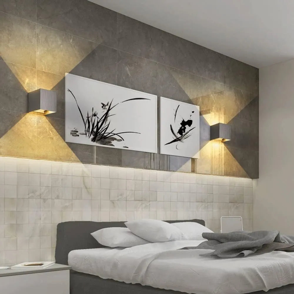 Applique Murale Minimaliste en Aluminium - Design Élégant et Durable pour Intérieur