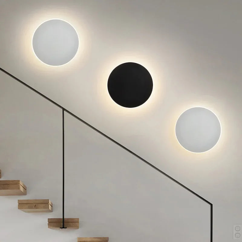 Applique Murale LED Circulaire - Design Élégant et Énergétiquement Efficace