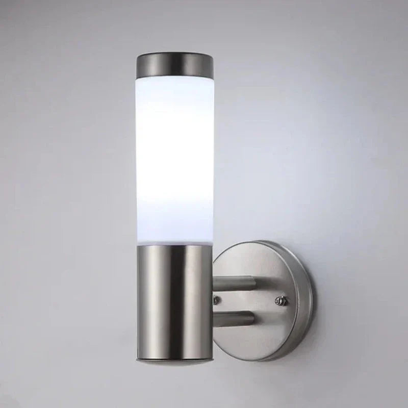 Lampe Murale Extérieure en Acier Inoxydable - Résistante aux Intempéries avec Éclairage LED